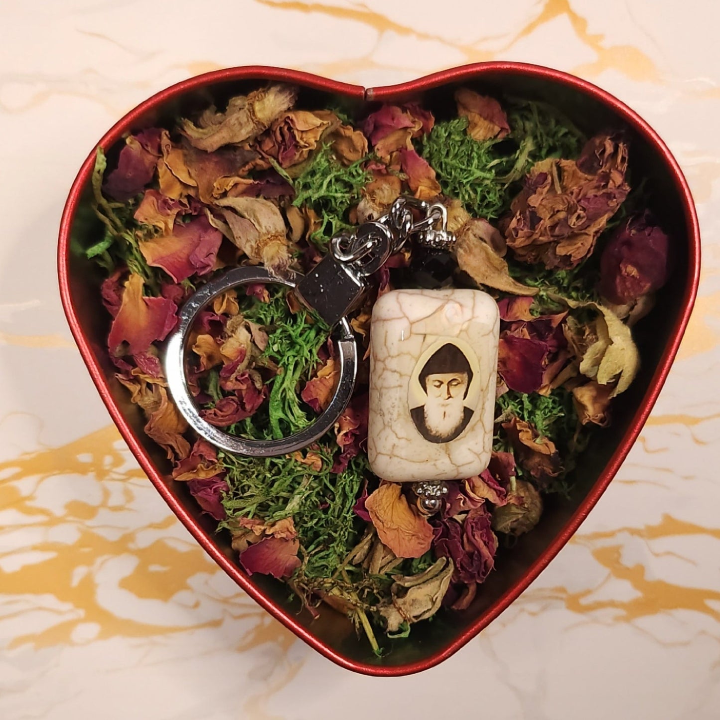 Saint Charbel - Valentine's Day Heart Box - Our Lady of Gifts
