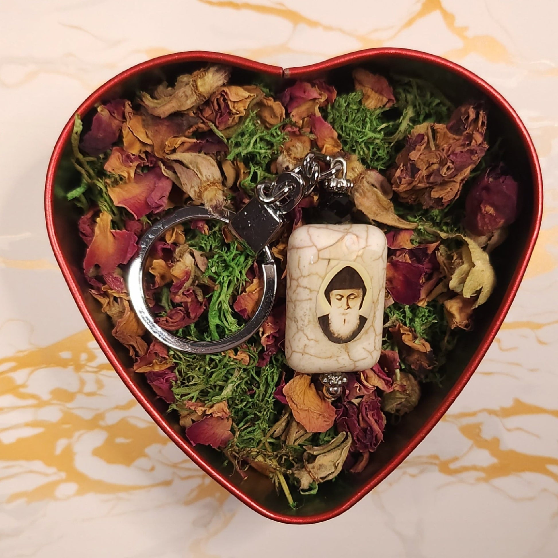 Saint Charbel - Valentine's Day Heart Box - Our Lady of Gifts