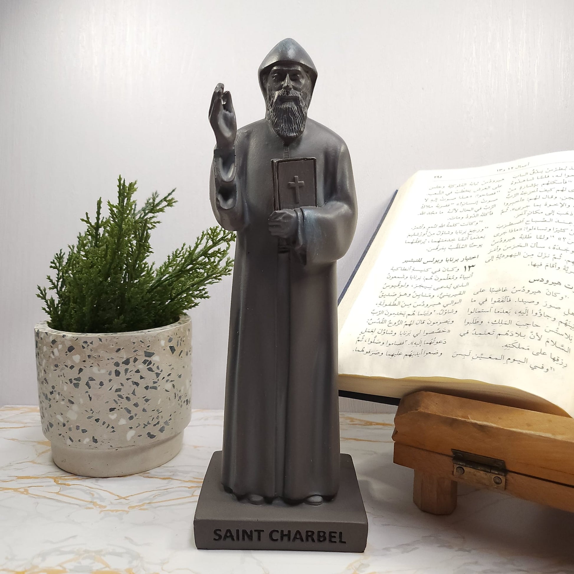 Statue of Saint Charbel from Annaya - Our Lady of Gifts