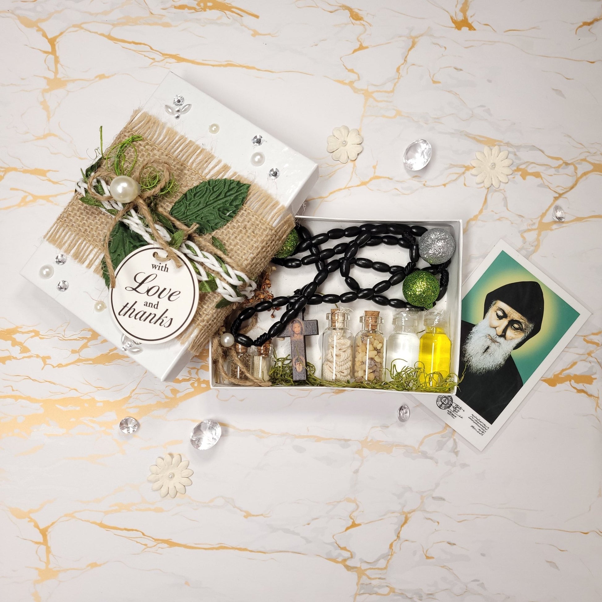 Saint Charbel Gift Box - Our Lady of Gifts