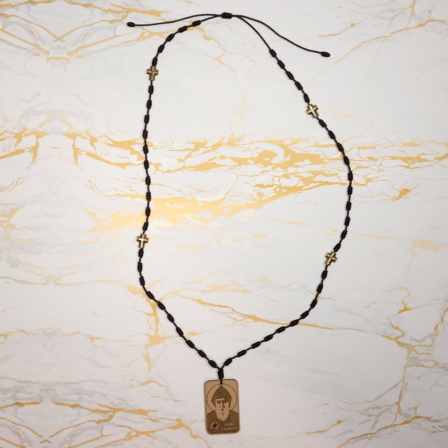 Saint Charbel Gift Box (Relic Chaplet) - Saint Valentine's Day Theme - Our Lady of Gifts