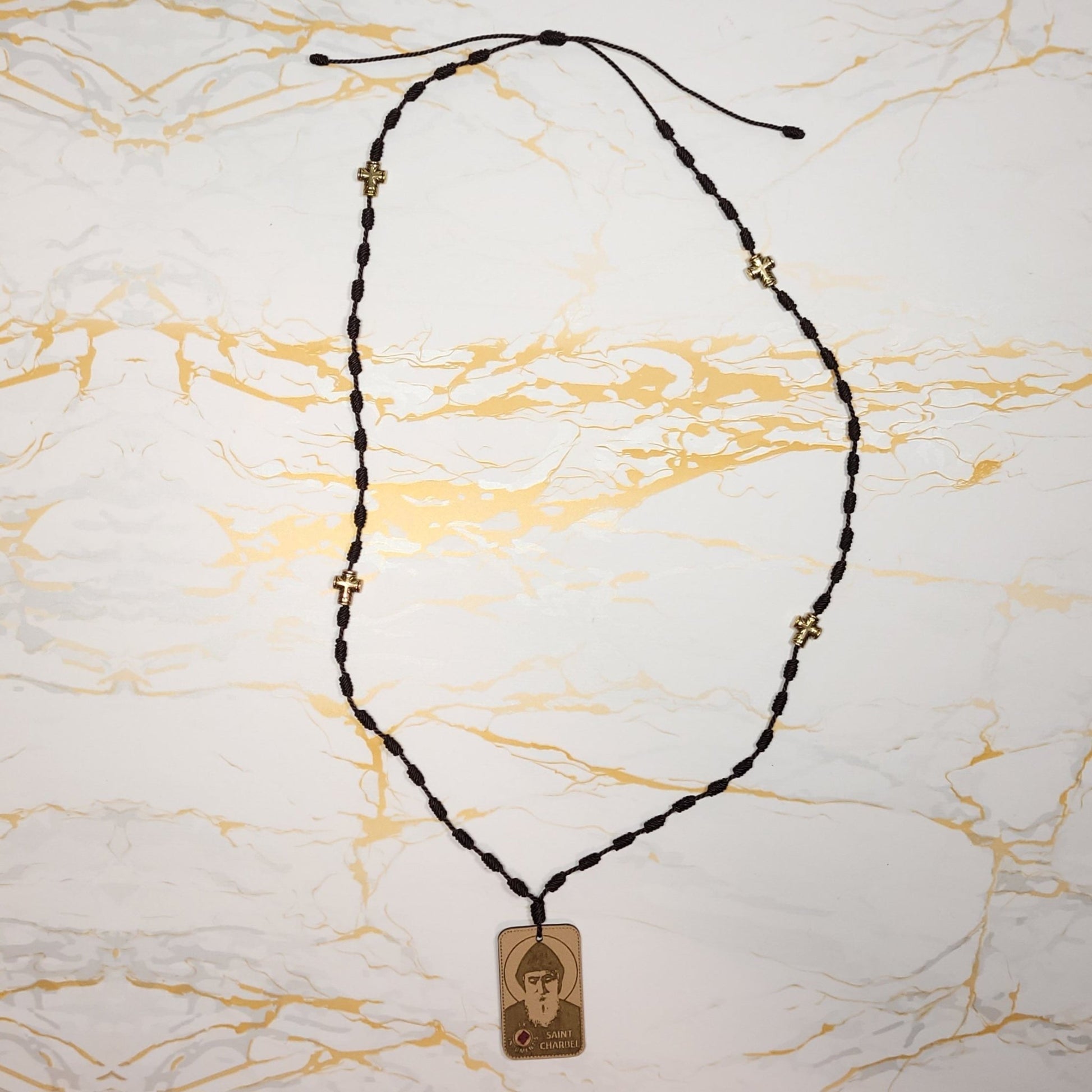 Saint Charbel Gift Box (Relic Chaplet) - Saint Valentine's Day Theme - Our Lady of Gifts