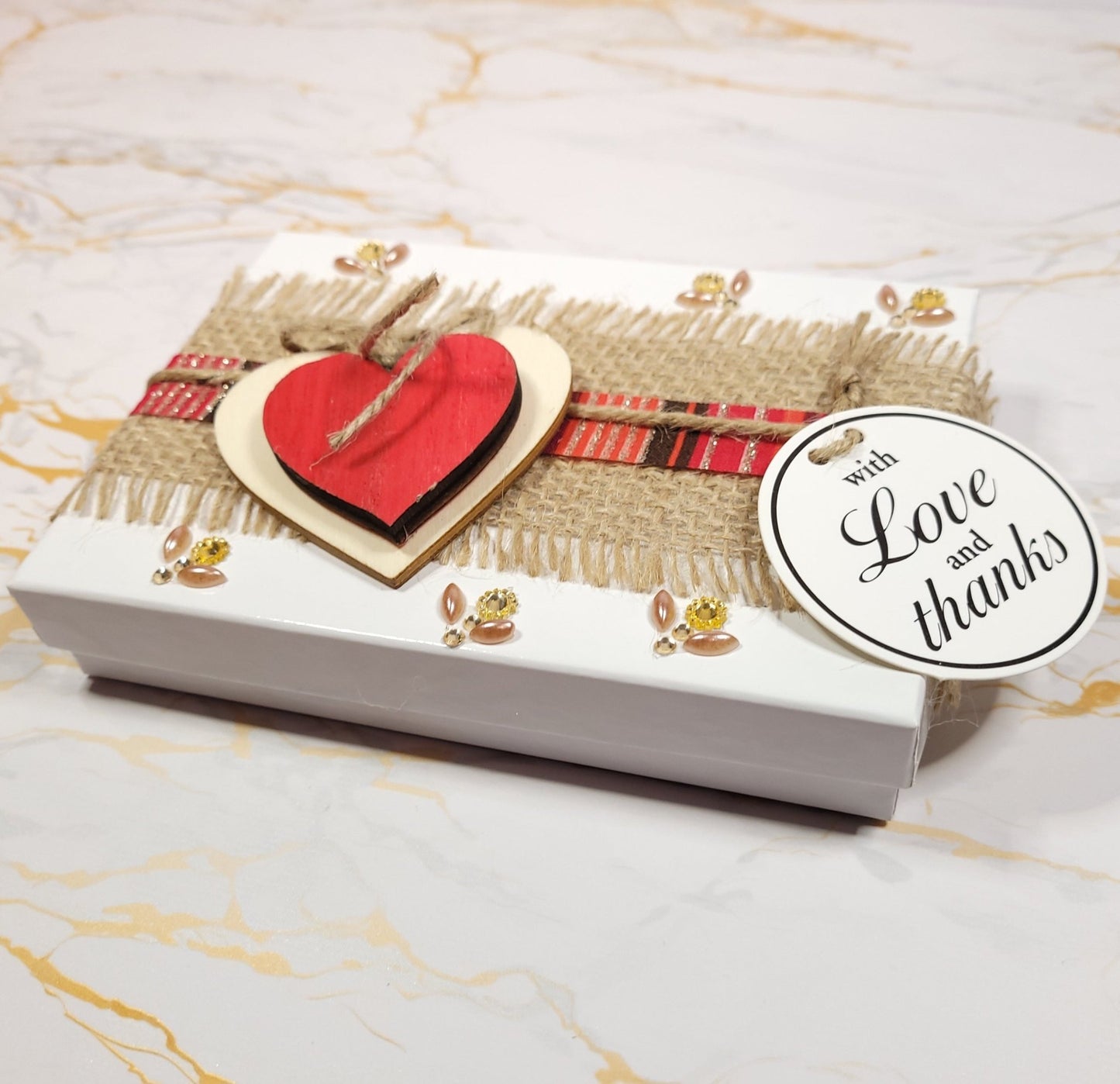 Saint Charbel Gift Box (Relic Chaplet) - Saint Valentine's Day Theme - Our Lady of Gifts