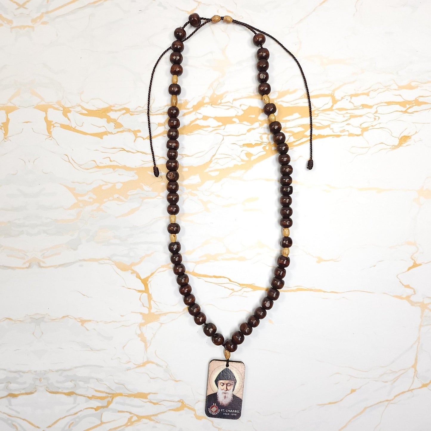 Saint Charbel Gift Box (Relic Chaplet) - Saint Valentine's Day Theme - Our Lady of Gifts