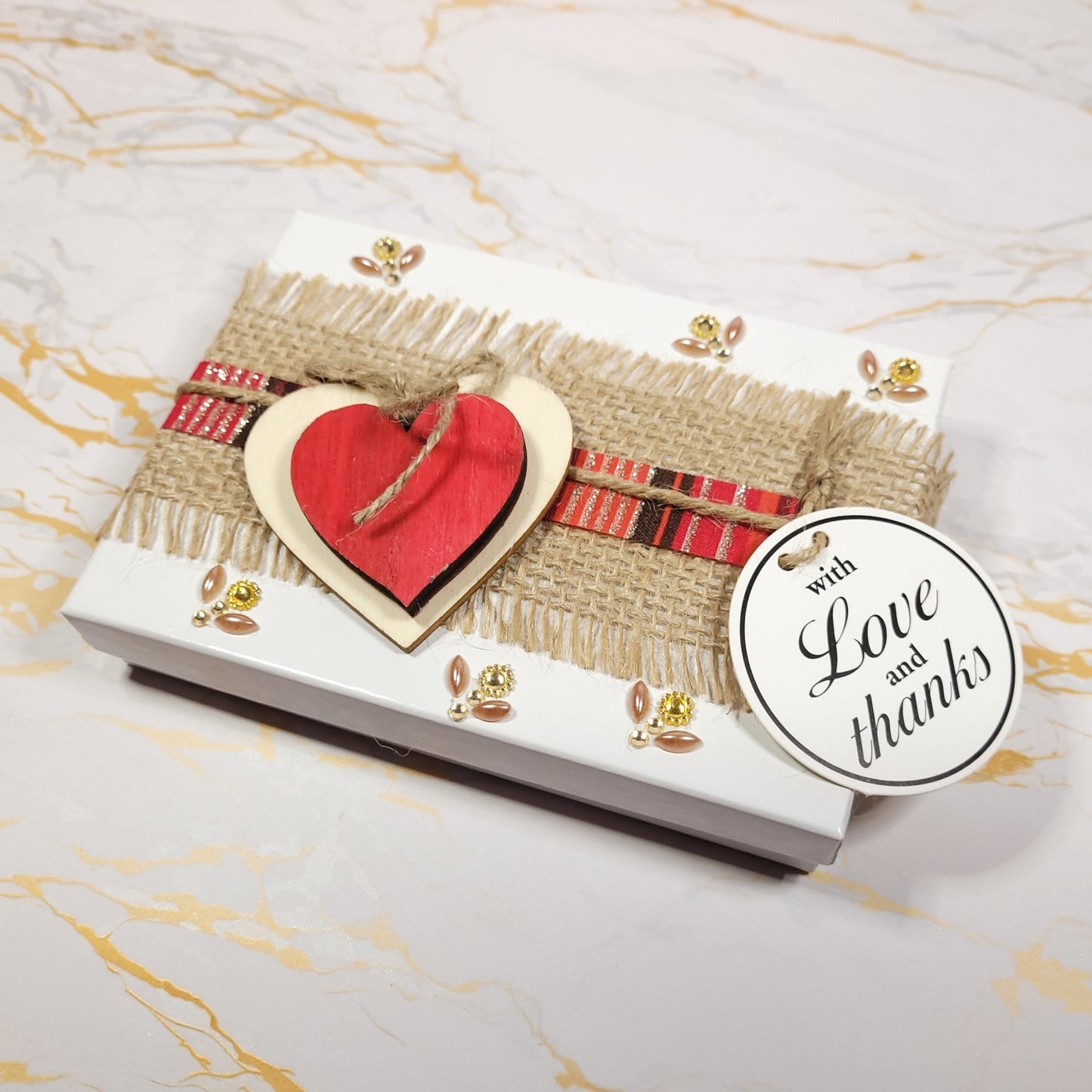 Saint Charbel Gift Box (Relic Chaplet) - Saint Valentine's Day Theme - Our Lady of Gifts