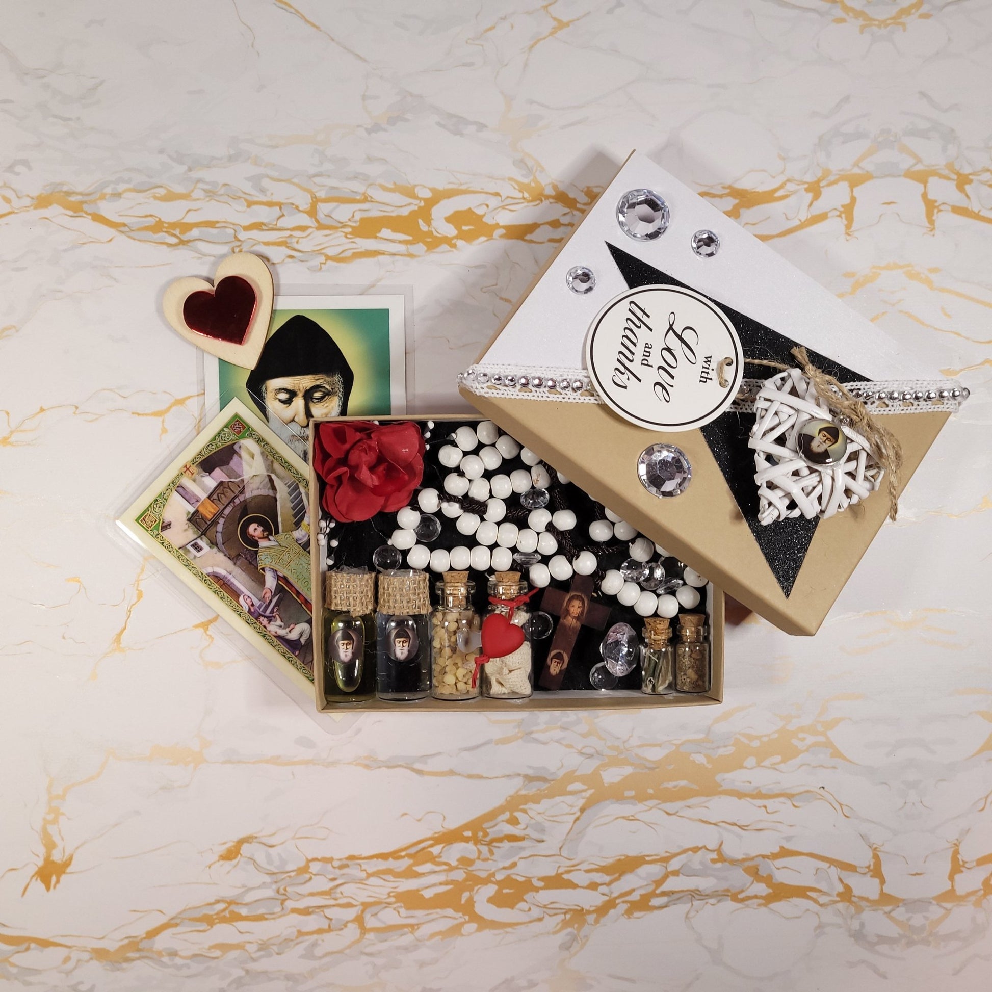 Saint Charbel St Valentine's Day Box - Our Lady of Gifts