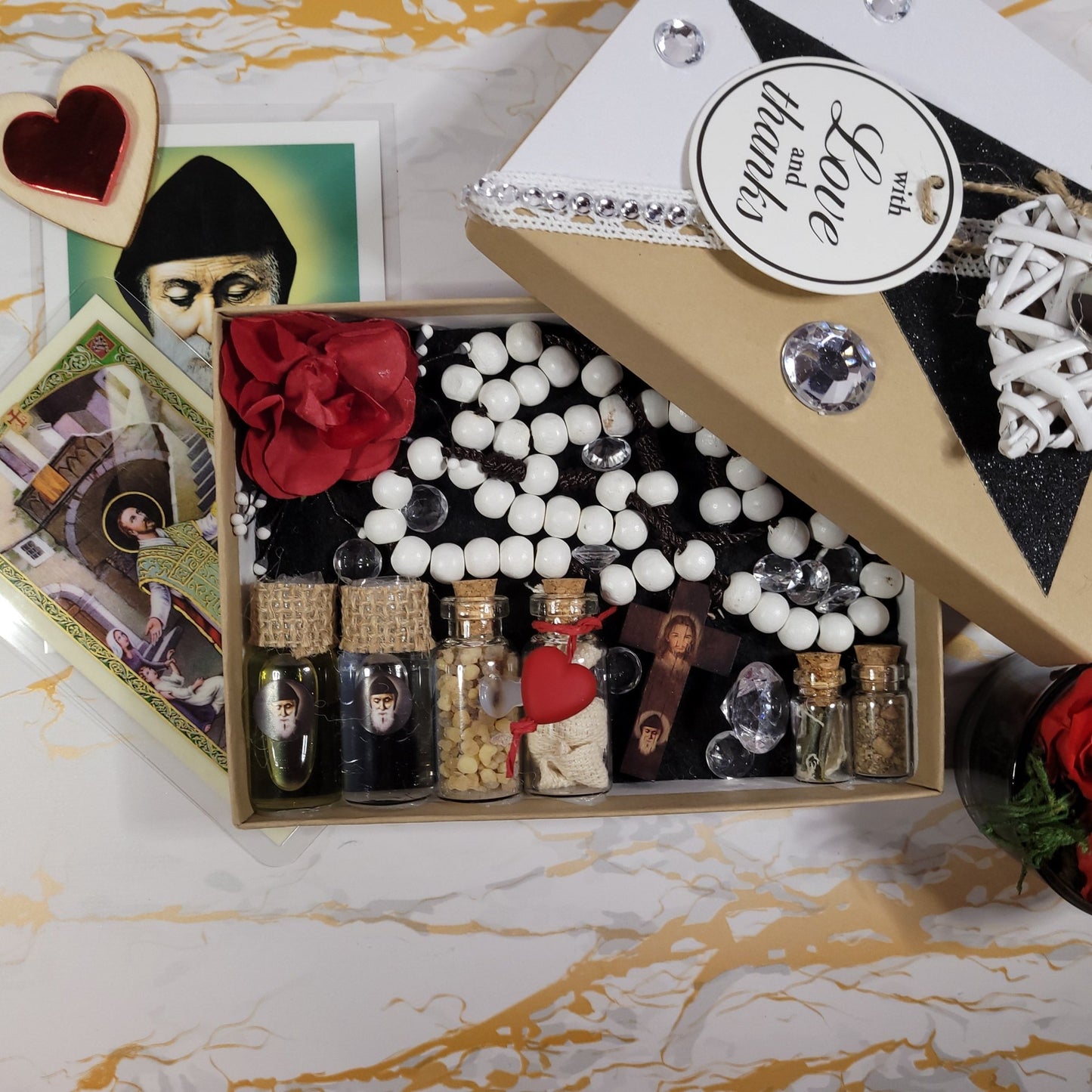 Saint Charbel St Valentine's Day Box - Our Lady of Gifts