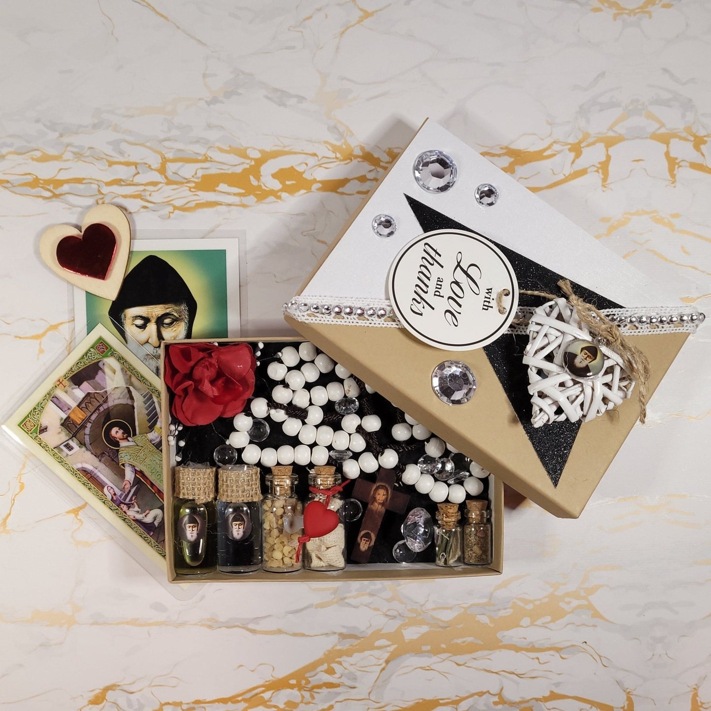 Saint Charbel St Valentine's Day Box - Our Lady of Gifts