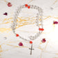 Saint Therese de Lisieux Set - relic oil, rose incense, rose medal, rosary and relic card - Our Lady of Gifts