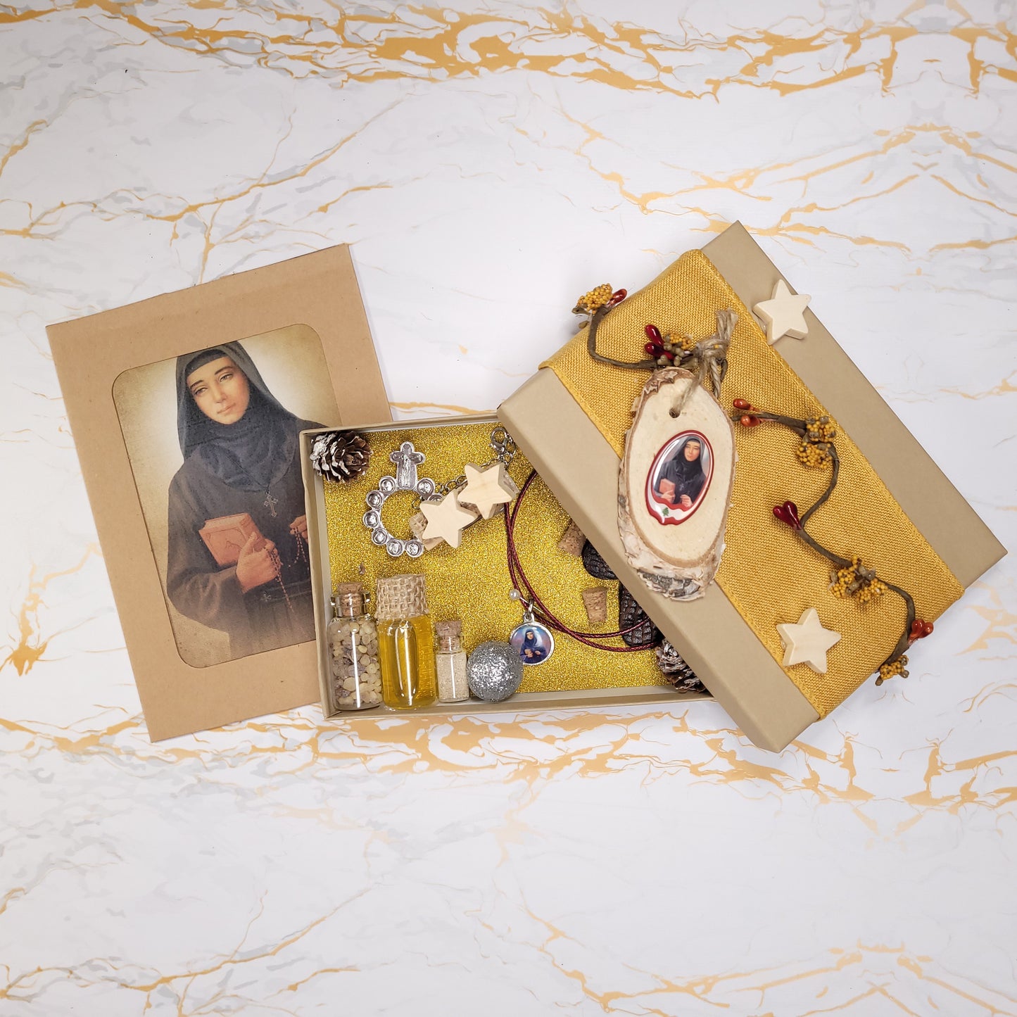 Saint Rafqa Gift Box (Relic Medal) - Our Lady of Gifts