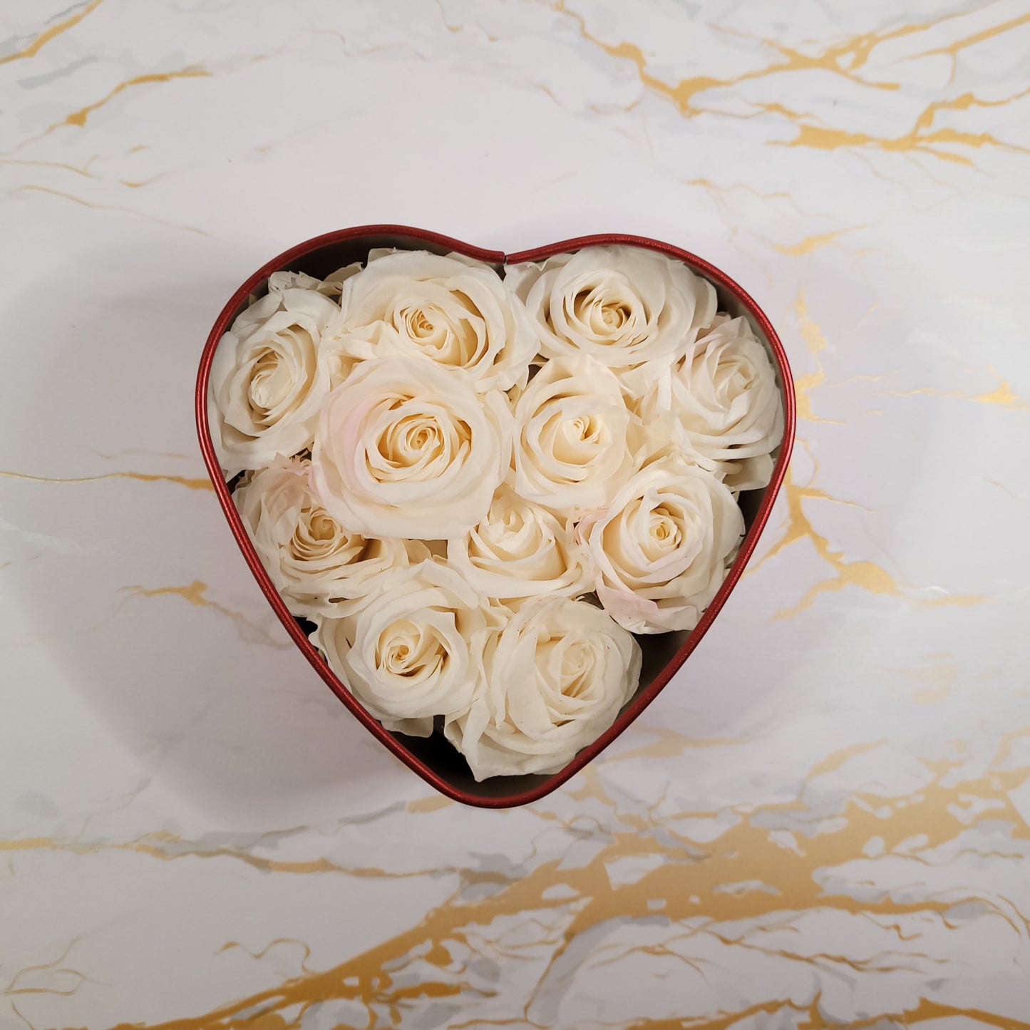 St Valentine's Day - Set of Saint Charbel with Eternal Roses - Our Lady of Gifts