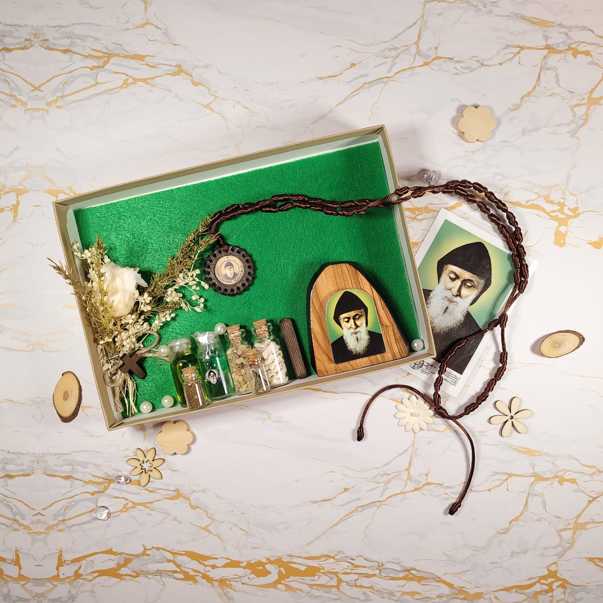 Saint Charbel Gift Box (Large) - Our Lady of Gifts